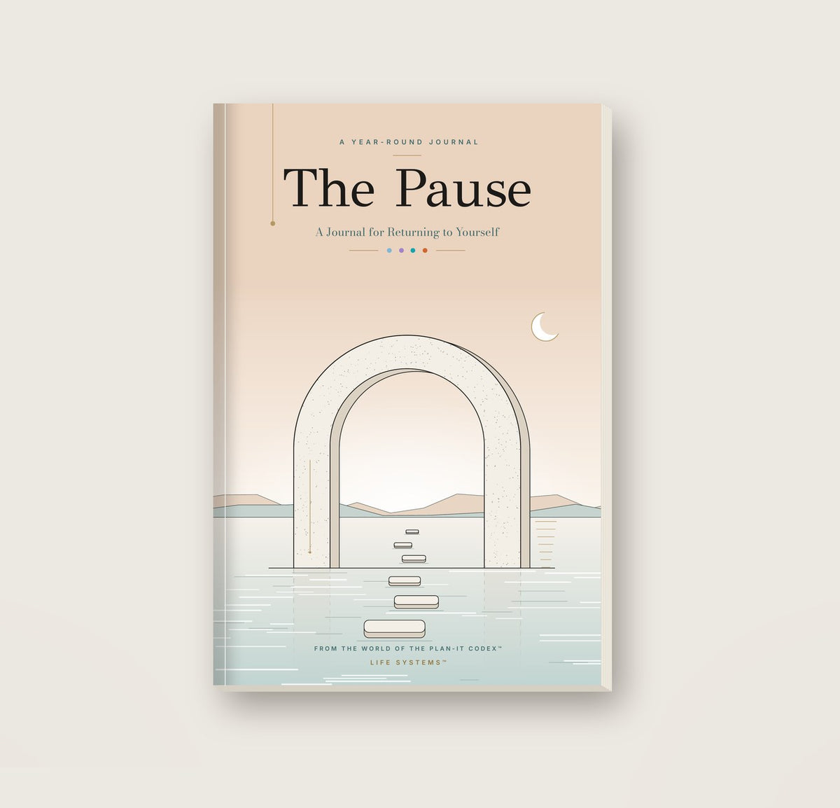 The Pause journal mockup